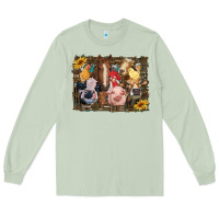 Matcha western farm animals Long Sleeve Tee - RanaPortraitStore