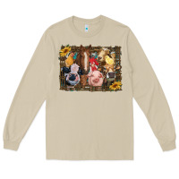 Mushroom western farm animals Long Sleeve Tee - RanaPortraitStore