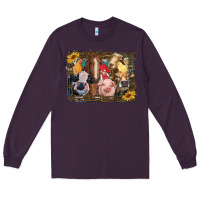 Plum western farm animals Long Sleeve Tee - RanaPortraitStore