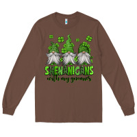 Chestnut shenanigans with my gnomies st patricks day gnomes Long Sleeve Tee - Jasminsmagicworld