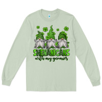 Matcha shenanigans with my gnomies st patricks day gnomes Long Sleeve Tee - Jasminsmagicworld