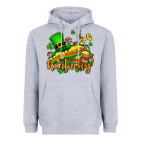 Heather Grey St. Patrick's Kentucky map Heavyweight Hoodie - OliviaCreatesArt