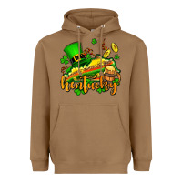 Toasted Coconut St. Patrick's Kentucky map Heavyweight Hoodie - OliviaCreatesArt