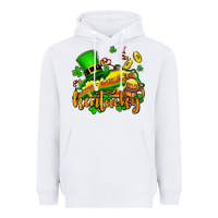 White St. Patrick's Kentucky map Heavyweight Hoodie - OliviaCreatesArt