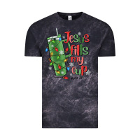Cloud Black jesus fills my cup psalm 25 5 Vintage Tee - MaliasSmallBusiness