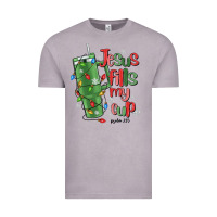 Vintage Zinc jesus fills my cup psalm 25 5 Vintage Tee - MaliasSmallBusiness