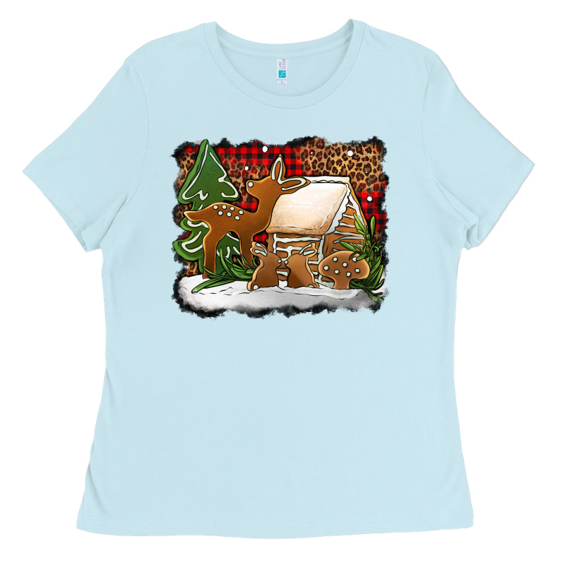 Christmas Cookies Buffalo Plaid Ladies Tee by Jasminsmagicworld | Teevron