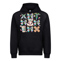 Black easter bow Urban Hoodie - CowhideDigitalArt