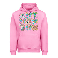 Fuchsia Pink easter bow Urban Hoodie - CowhideDigitalArt