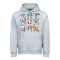 Heather Grey easter bow Urban Hoodie - CowhideDigitalArt