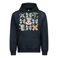 Navy easter bow Urban Hoodie - CowhideDigitalArt