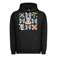 Pigment Black easter bow Urban Hoodie - CowhideDigitalArt