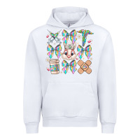 White easter bow Urban Hoodie - CowhideDigitalArt