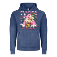 Vintage Denim its abuelita and pan dulce season mexican santa Vintage Hoodie - MaliasSmallBusiness