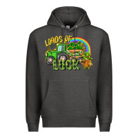 Charcoal Heather Loads of luck tractor Premium Hoodie - CowGirlArtShop