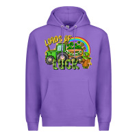 Purple Loads of luck tractor Premium Hoodie - CowGirlArtShop