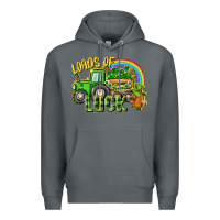 Rock Loads of luck tractor Premium Hoodie - CowGirlArtShop