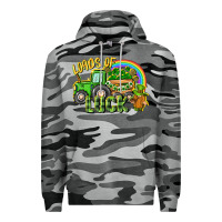 Slate Camo Loads of luck tractor Premium Hoodie - CowGirlArtShop