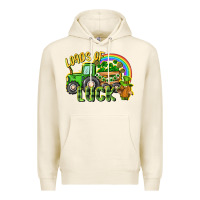 Tofu Loads of luck tractor Premium Hoodie - CowGirlArtShop