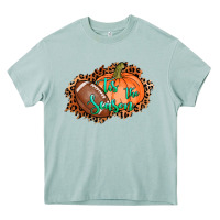 Tis The Season Football Pumpkin Heavy Core Tee | Teevron