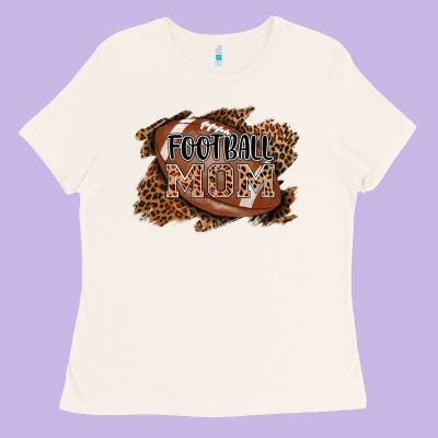 Football Mom Ladies Tee Designed By Adodesignshop