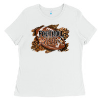 White football mom Ladies Tee - AdoDesignShop