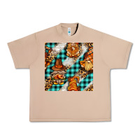 Thanksgiving Gnomies With Leopard And Tartan Seamless Pattern Bbs Urban Heavy Tee | Teevron