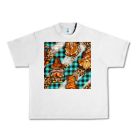 Lunar Rock thanksgiving gnomies with leopard and tartan seamless pattern bbs Urban Heavy Tee - BundleAndBundleShop