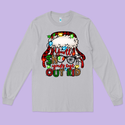 You'll Shoot Your Eye Out Kid Christmas Story Long Sleeve Tee Designed By Jasminsmagicworld