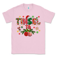 Bubblegum Pink tinsel tits Classic Tee - MaliasSmallBusiness