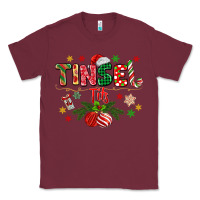 Burgundy tinsel tits Classic Tee - MaliasSmallBusiness