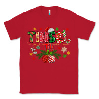Red tinsel tits Classic Tee - MaliasSmallBusiness