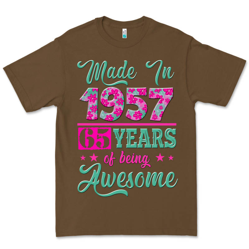 Made In 1957, 65 Years Of Being Awesome Kopya Premium Tee by Jasminsmagicworld | Teevron