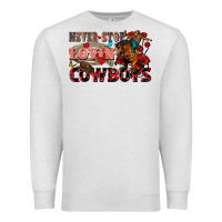 Oatmeal Heather Never stop lovin cowboys Premium Sweatshirt - FaDigitalArtStudio