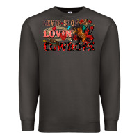 Smoke Never stop lovin cowboys Premium Sweatshirt - FaDigitalArtStudio