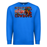 True Royal Never stop lovin cowboys Premium Sweatshirt - FaDigitalArtStudio