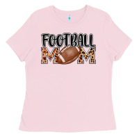 Bubblegum Pink football mom Ladies Tee - AdoDesignShop