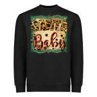 Black Santa Baby Heavyweight Sweatshirt - Bettercallsaul