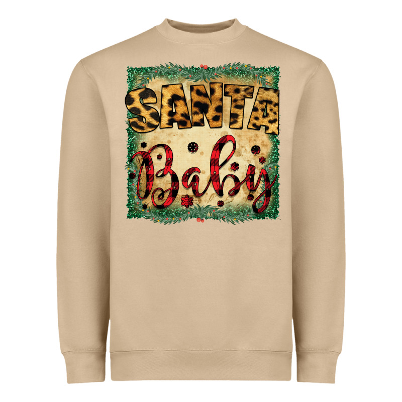 Santa Baby Heavyweight Sweatshirt by Bettercallsaul | Teevron