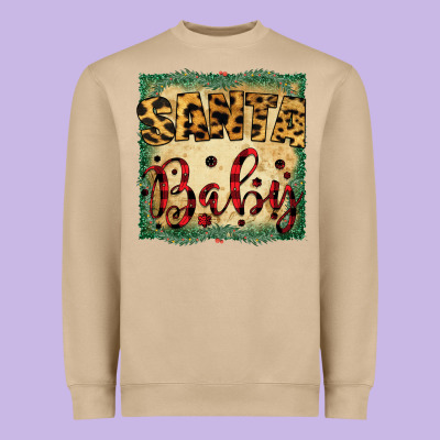 Santa Baby Heavyweight Sweatshirt Designed By Bettercallsaul
