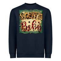 Navy Santa Baby Heavyweight Sweatshirt - Bettercallsaul