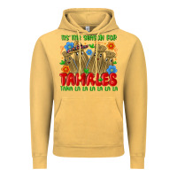 Vintage Mustard tis the season for tamales tama la la la la la la Vintage Hoodie - MaliasSmallBusiness