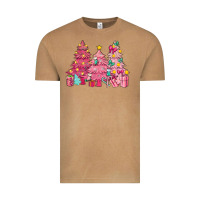 Vintage Camel Pink Christmas trees Vintage Tee - NancyCooperArtShop