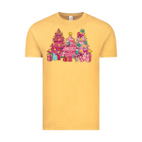 Pink Christmas Trees Vintage Tee | Teevron