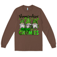Chestnut shamrockin' with my gnomies st patrick's day Long Sleeve Tee - Jasminsmagicworld