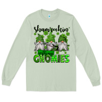 Matcha shamrockin' with my gnomies st patrick's day Long Sleeve Tee - Jasminsmagicworld