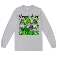 Moon Dust shamrockin' with my gnomies st patrick's day Long Sleeve Tee - Jasminsmagicworld