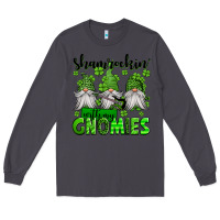 Smoke shamrockin' with my gnomies st patrick's day Long Sleeve Tee - Jasminsmagicworld