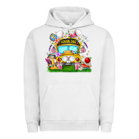 Pigment Lunar Rock Easter School Bus Urban Hoodie - CowhideDigitalArt