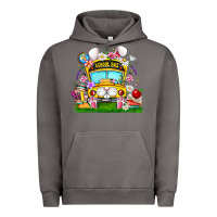 Pigment Tornado Easter School Bus Urban Hoodie - CowhideDigitalArt